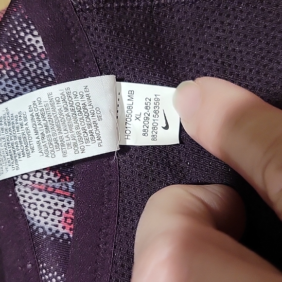 EUC Nike Indy Double Strap Dri-Fit Pink and Purple Sports Bra  XL - Picture 5 of 6